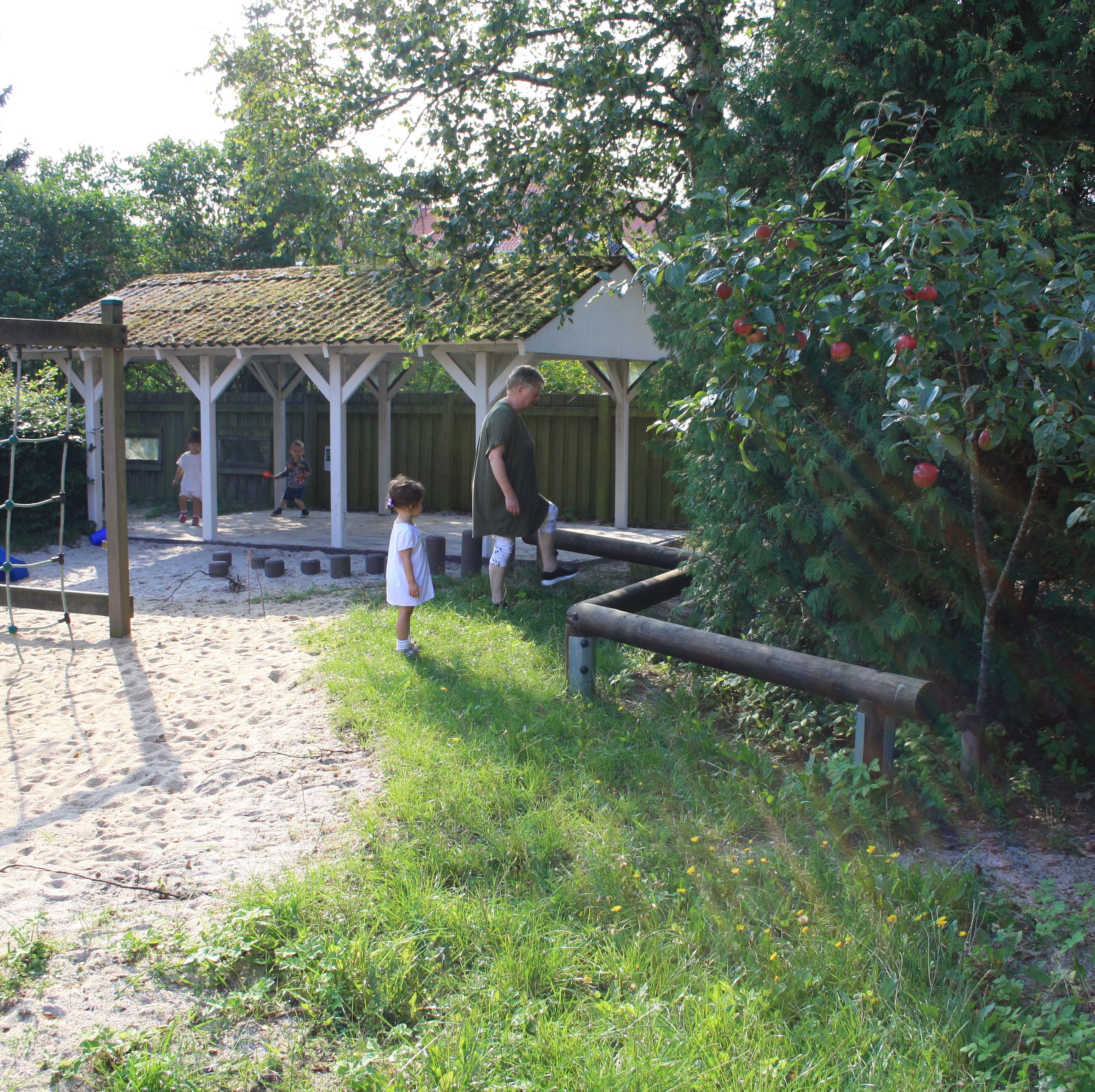 Legepladsen i vuggestuen i Vorup Børnehus