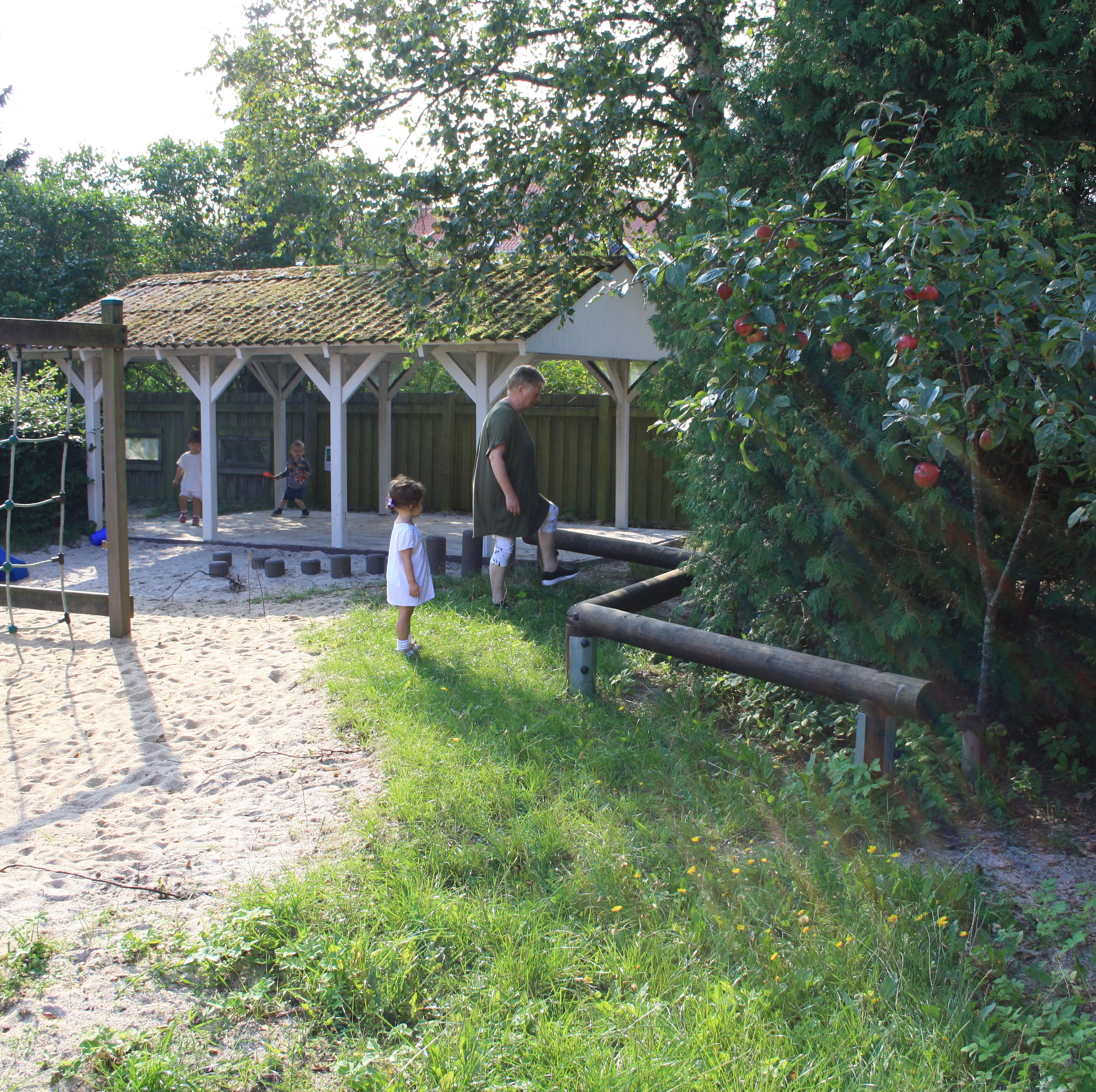 Legepladsen i vuggestuen i Vorup Børnehus