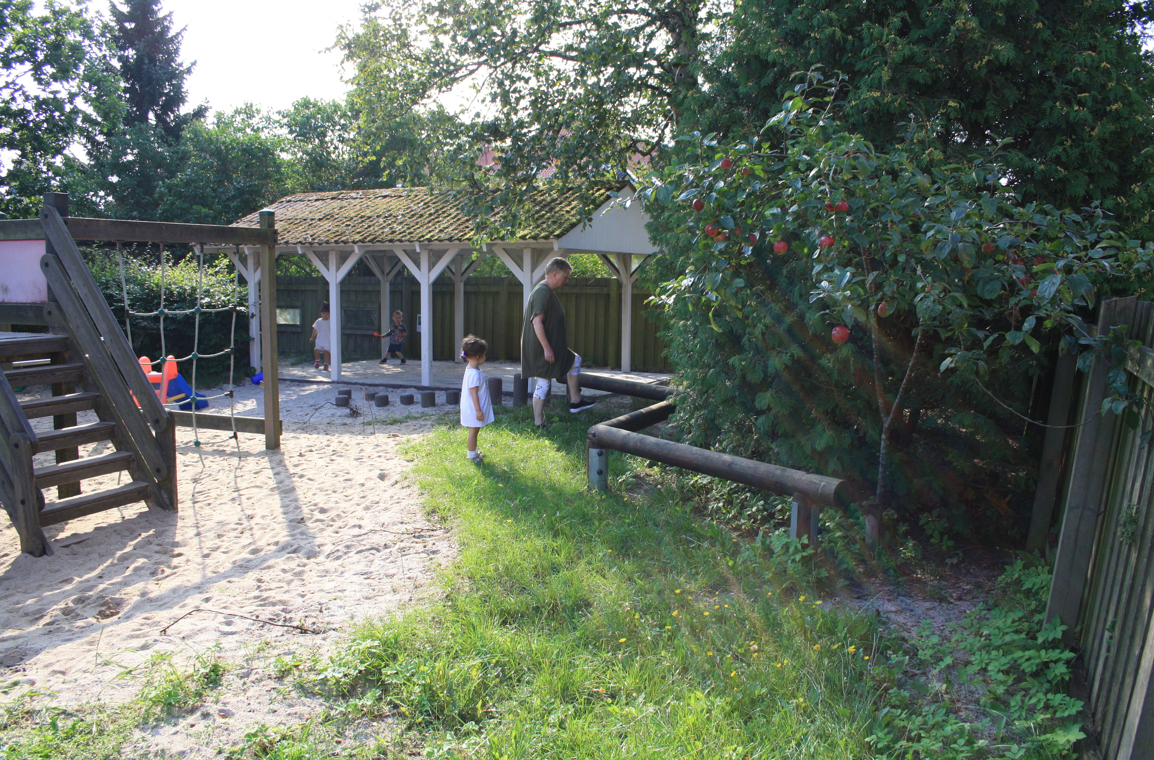 Legepladsen i vuggestuen i Vorup Børnehus