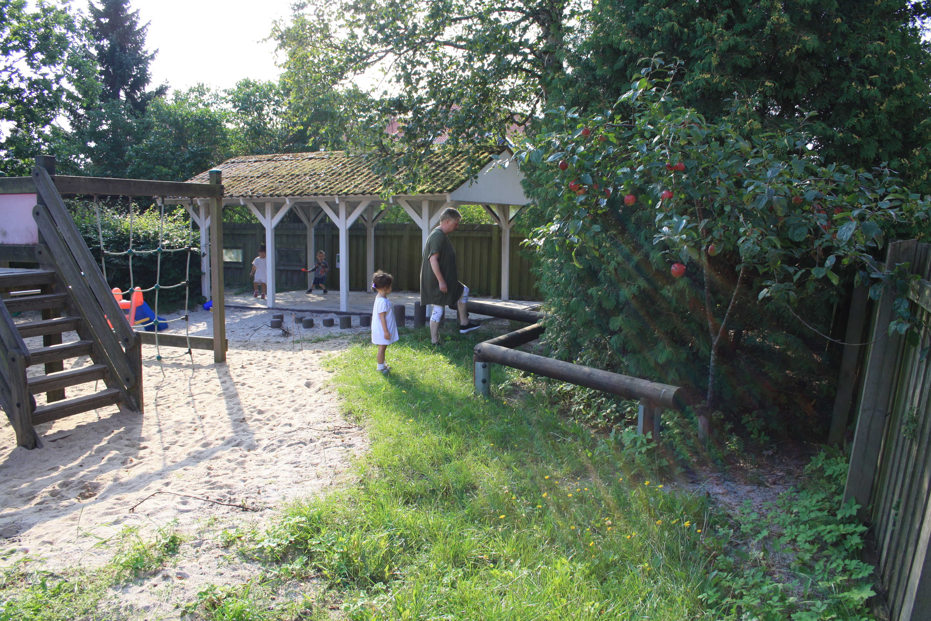 Legepladsen i vuggestuen i Vorup Børnehus